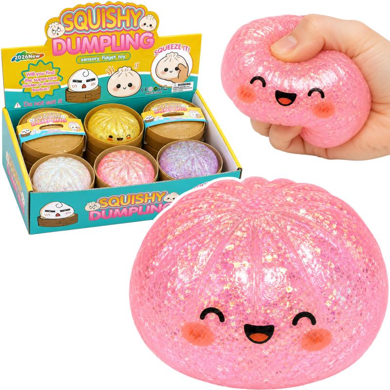 gniotek squishy 10 x 6 x 6cm PIEROŻEK KRYSTALICZNY