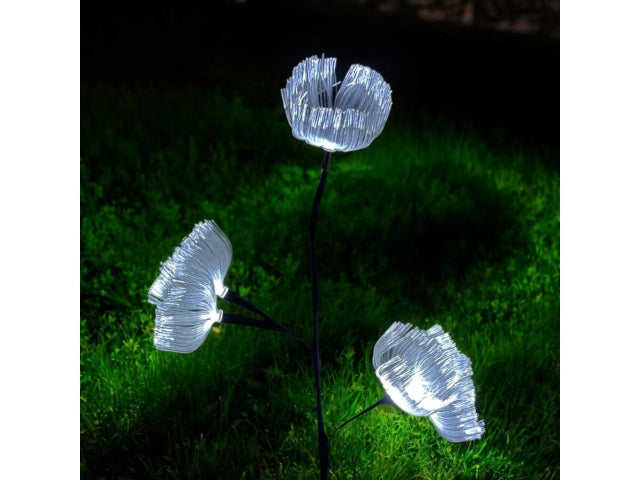 lampa 2szt  solarna ogrodowa meduza LED 87cm   soly8007cw