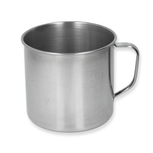 kubek ze stali nierdzewnej z uchwytem śr.12cm. CHSO12055
