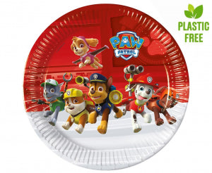 talerzyki pap. Paw Patrol - Ready for Action 23 cm 8 szt. (plastic-free) sym. 93435