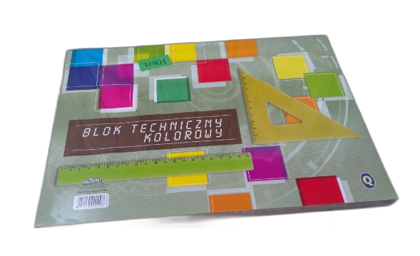 blok techniczny A3 KOLOROWY 10szt.