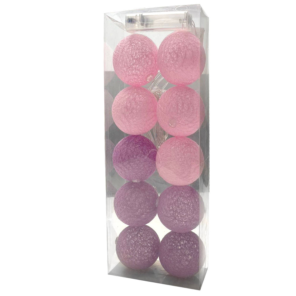 lampki na baterie 10szt. COTTON BALLS | 475385