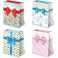 torebki ozdobne 10szt 16 x 24 x 7,5 cm T-4L SET 42 KOKARDY CUKIERKOWE