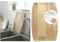 deska denko drewniane bambusowe brzegi 39 x 29 x 1cm  BAX-50502