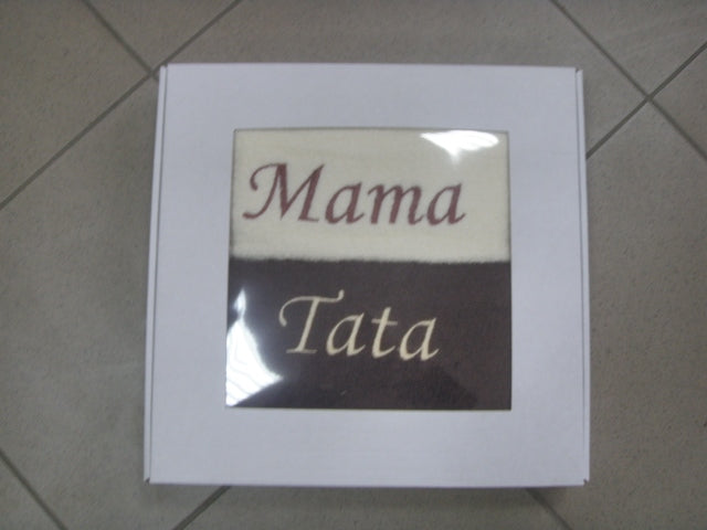 ręcznik haftowany 50X100 2szt w pudełku MAMA/TATA 6235,31