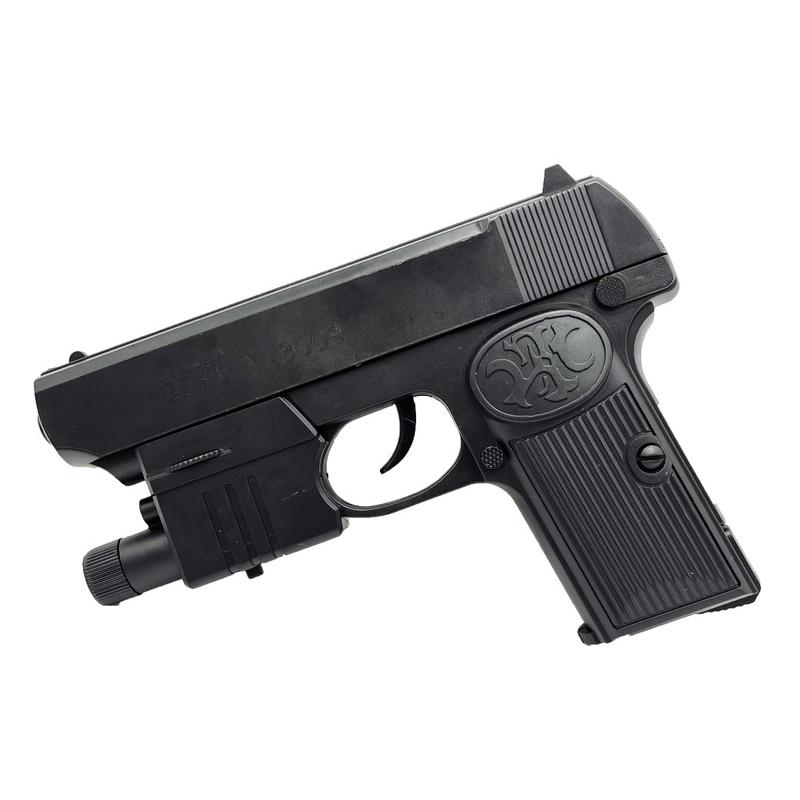 pistolet na kulki  z laserem 16cm B-0712