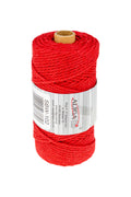 sznurek bawełniany czerwony 3mm x 100m (splot 21 nitek) SBW-102