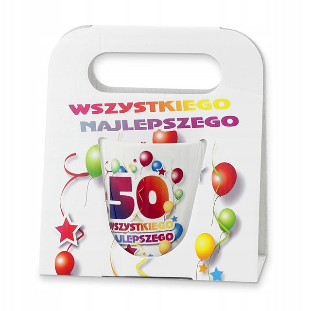 kubek w torebce WSZYSTKIEGO NAJLEPSZEGO ''50''