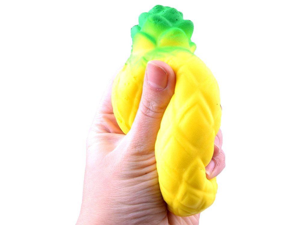piankowy gniotek zabawka ŻÓŁTY ANANAS ZA2616