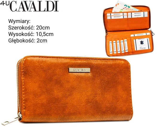 portfel eko CAVALDI CHWJ-09-4993 BROWN