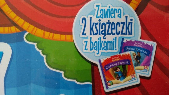 bajkowy teatrzyk CZERWONY KAPTUREK / ŚPIĄCA KRÓLEWNA