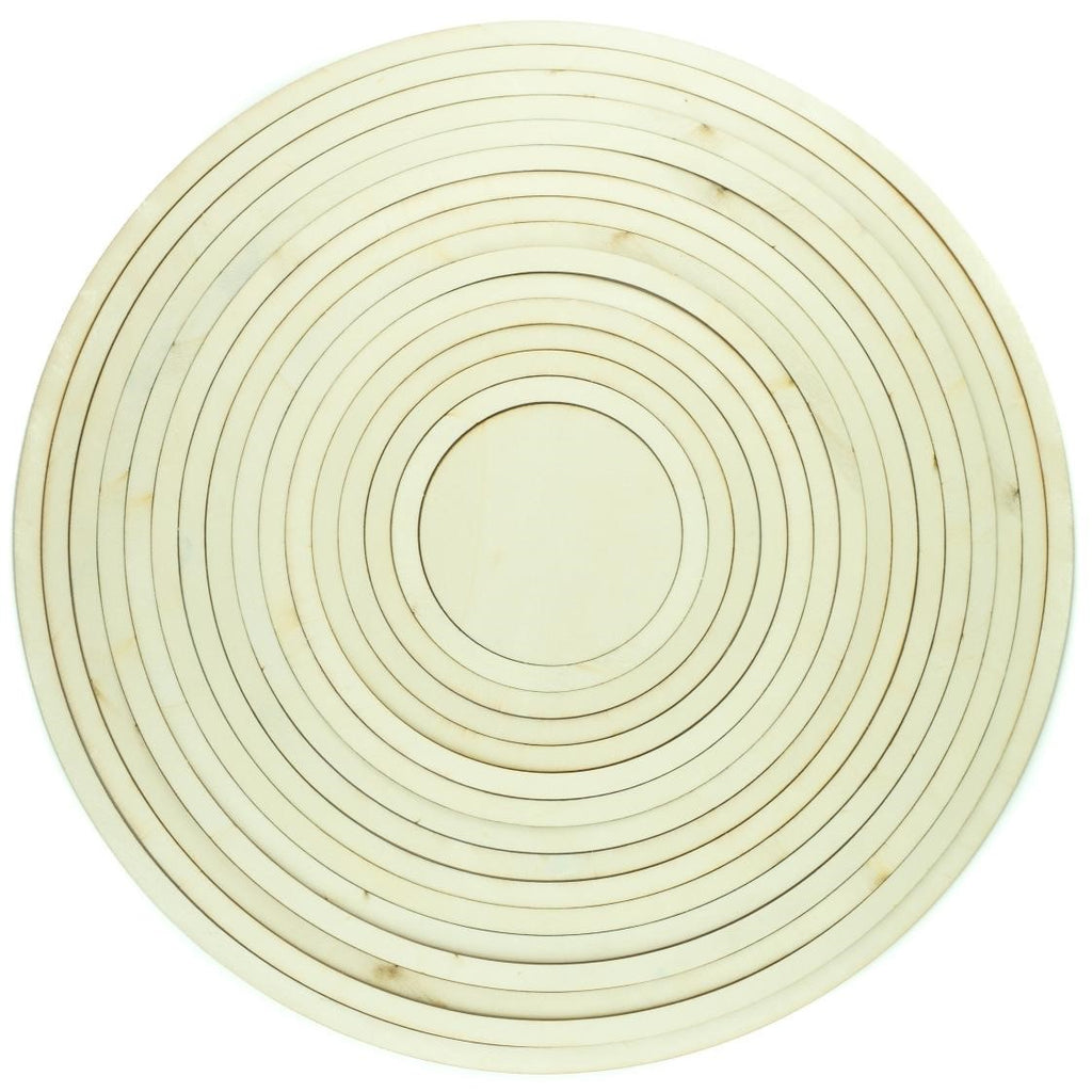 ringi drewniane  gr. 3 mm, szer. 1 cm 16 szt. | RD-5268