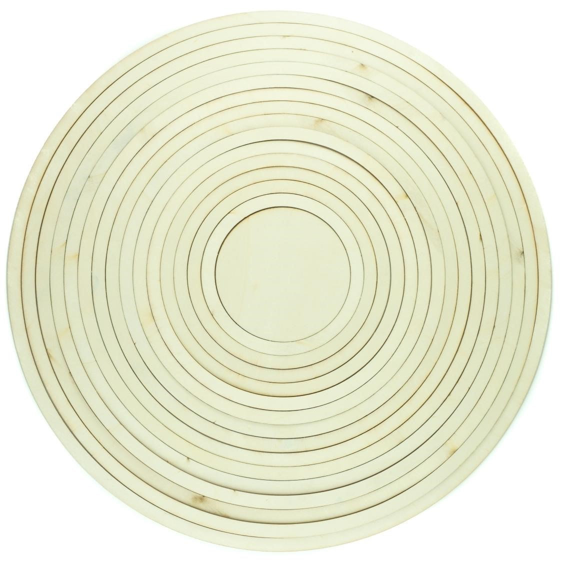 ringi drewniane  gr. 3 mm, szer. 1 cm 16 szt. | RD-5268