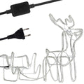 renifer z saniami led- ciepły biały | 17219