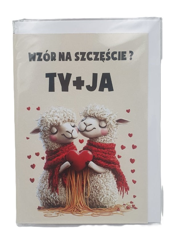 karnet WZÓR NA SZCZĘŚCIE TY + JA KR249