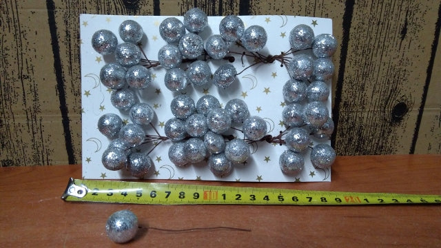 kulki na druciku 48szt. MIX 2cm | CV08989