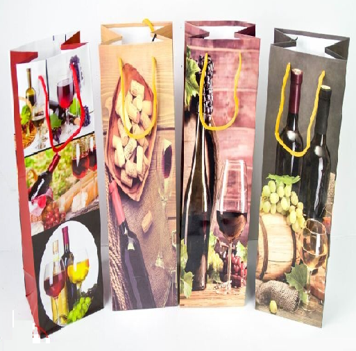 torba papierowa na butelkę 10 x 35 cm TLB   10szt.