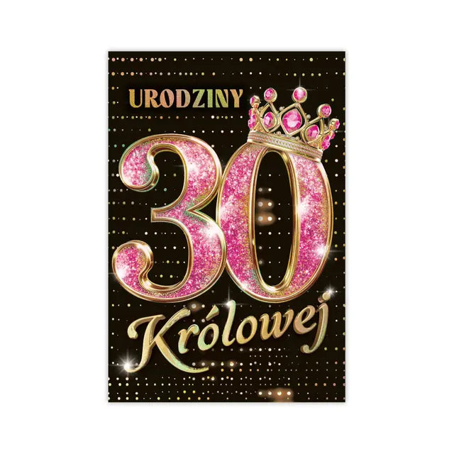 kartka B6 na 30 Urodziny - 35