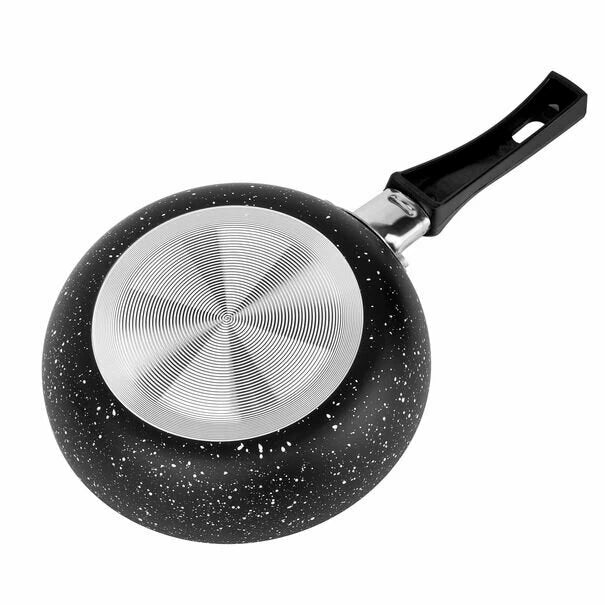 patelnia marmurkowa non-stick Marmara Black 14 cm