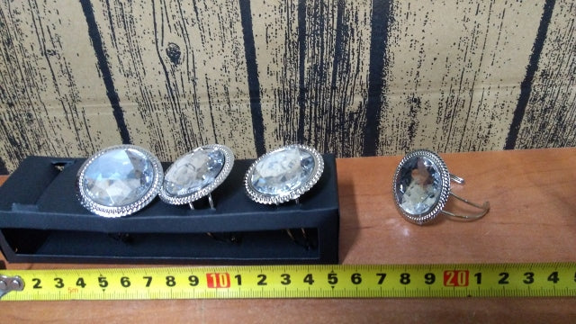 obrączki na serwetki 4szt. KRYSZTAŁ | RH8157-05