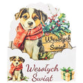 flower box świąteczny pudełko prezentowe mikołajki Boże Narodzenie – PIES ŚWIĘTA