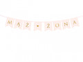 baner różowy MĄŻ/ŻONA 15x110cm | GRL67-081J
