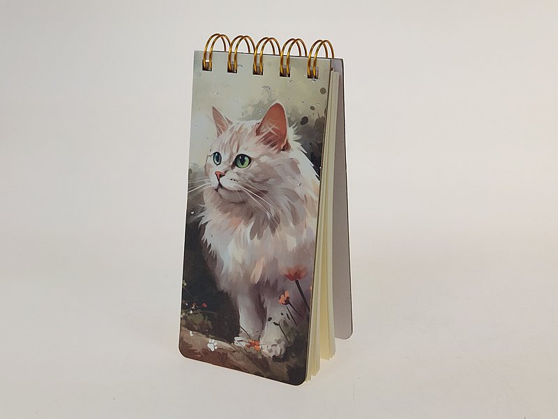 notesik z kotkiem 15 x 14 x 6,5cm skoroszyt czysty