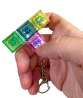 antystresowy brelok klikacz clicker tetris led B-3091