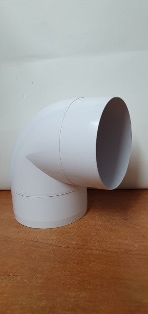 kolanko wentylacyjne okrągłe plastikowe 90stopni D/KO 100/90
