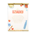 dyplom z bambusem Najdroższy Dziadku | 005