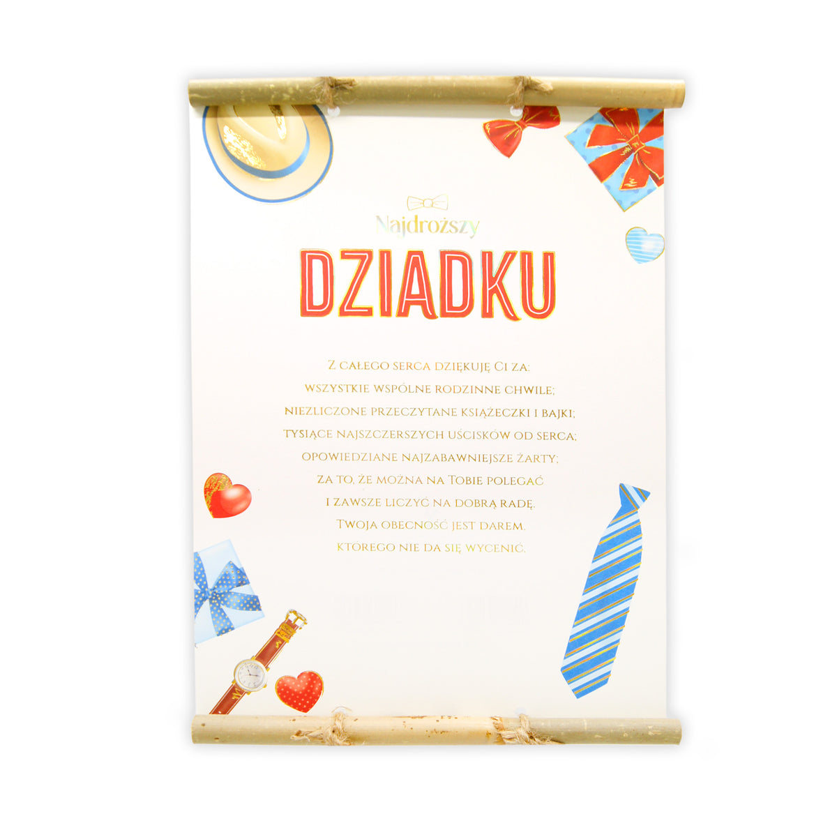 dyplom z bambusem Najdroższy Dziadku | 005