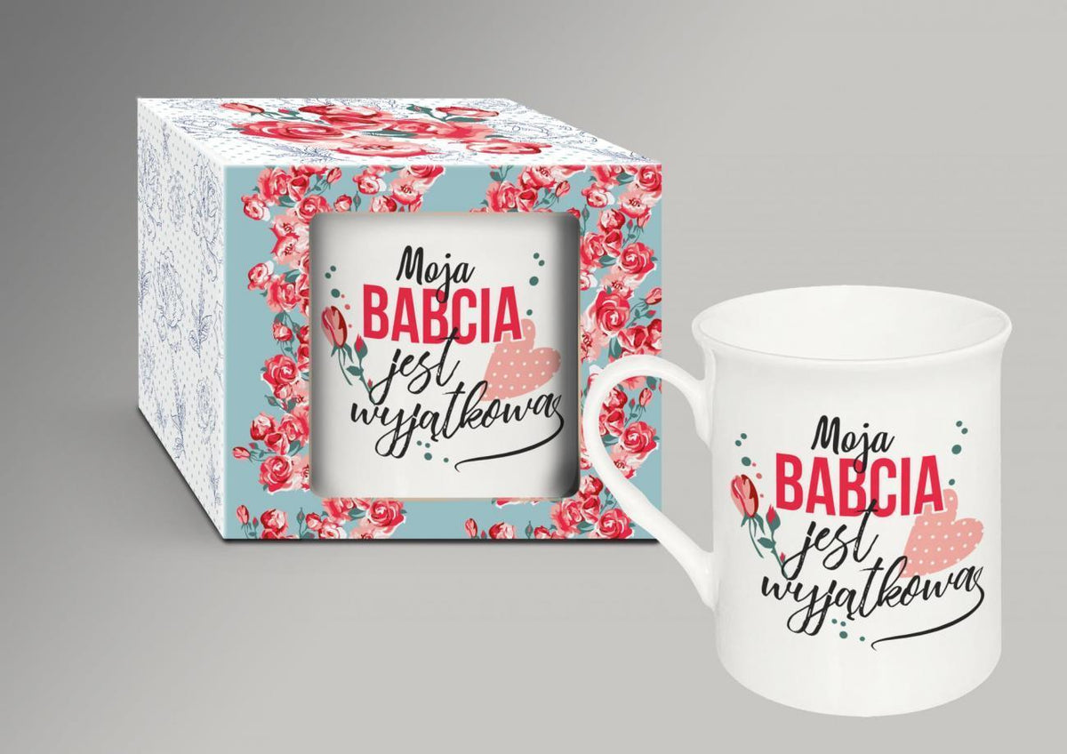kubek NBC z rantem 290ml - Moja Babcia jest wyjątkowa