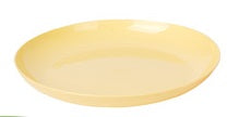 podstawka pod doniczkę 15cm jasno żółta   10szt.