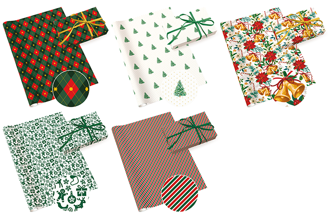 papier 2m 50 arkuszy - S-35 Classic Christmas