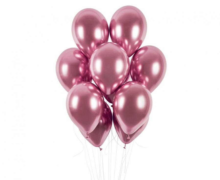 balony shiny 13 cali - różowe / 50 szt. GB120/91