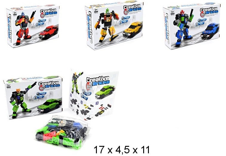 klocki robot CREATIVE BRICKS