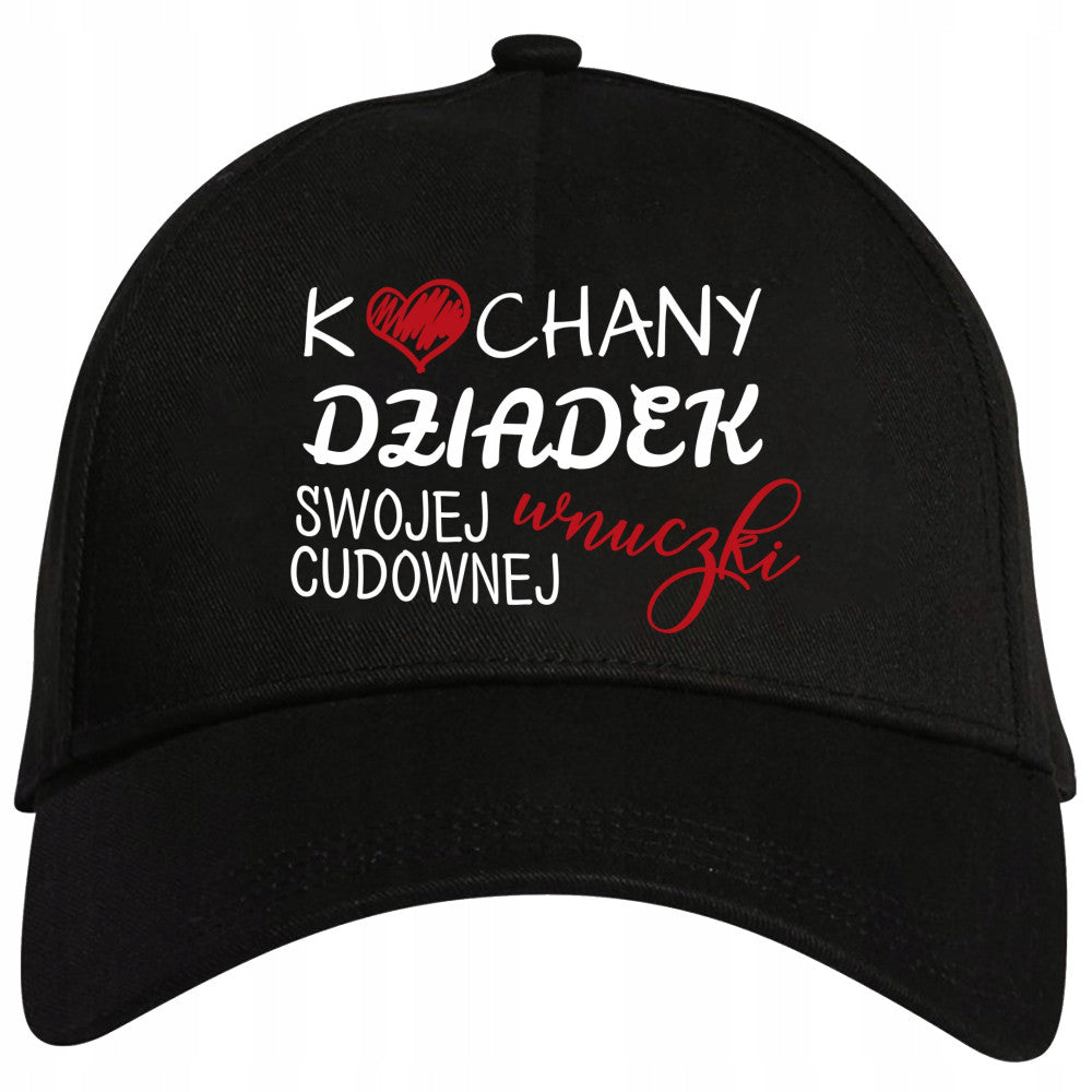 czapka z daszkiem Kochany dziadek swojej cudownej wnuczki