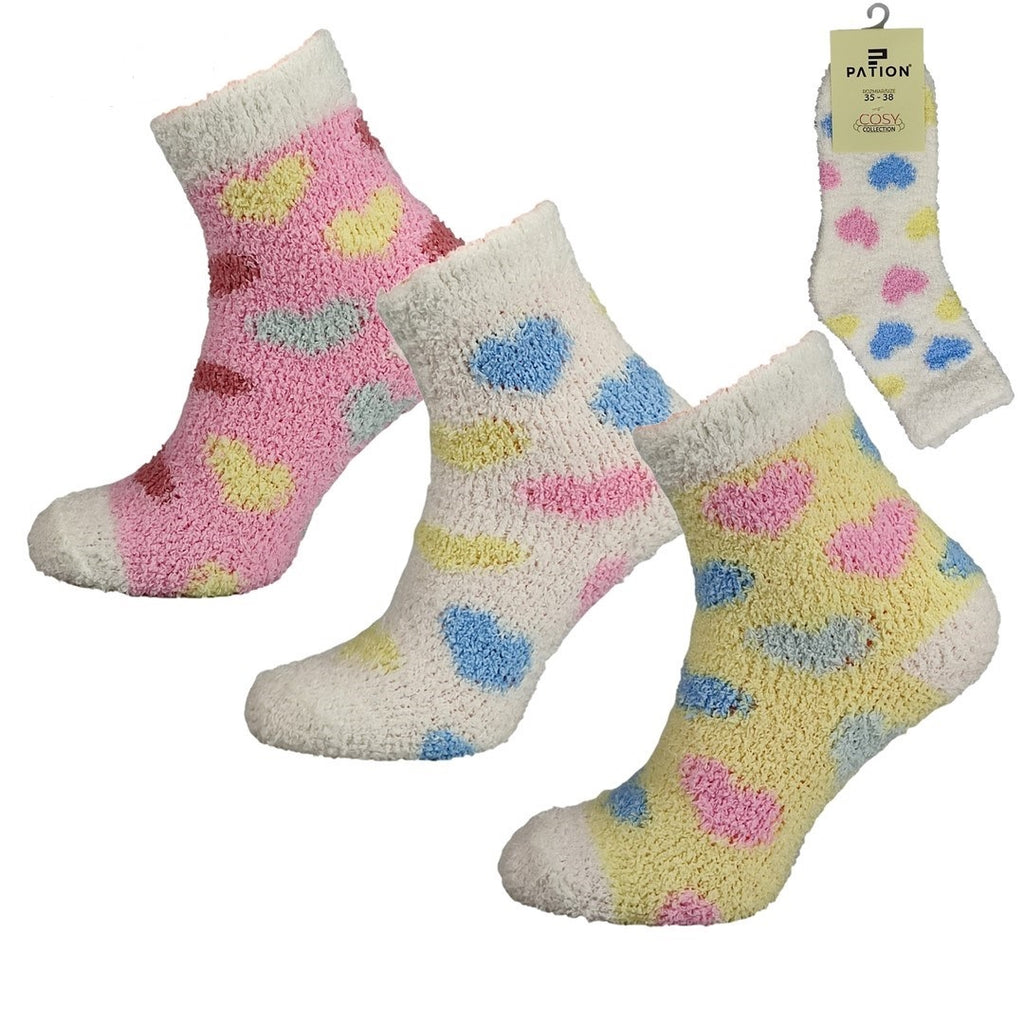 skarpeta cosy bukla serca mix 35-38/39-42