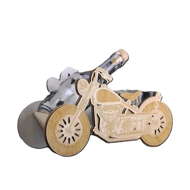 karafka upominek drewniany - motor motocykl