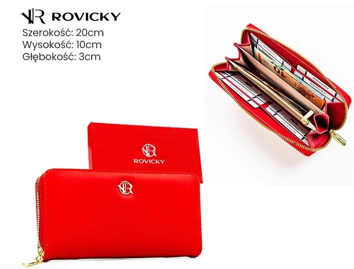 Portfel piórnik eko R-PRK-01-U8 Red
