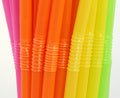 słomki łamane wielokrotnego użytku różne kolory 5 x 210mm 500 szt.