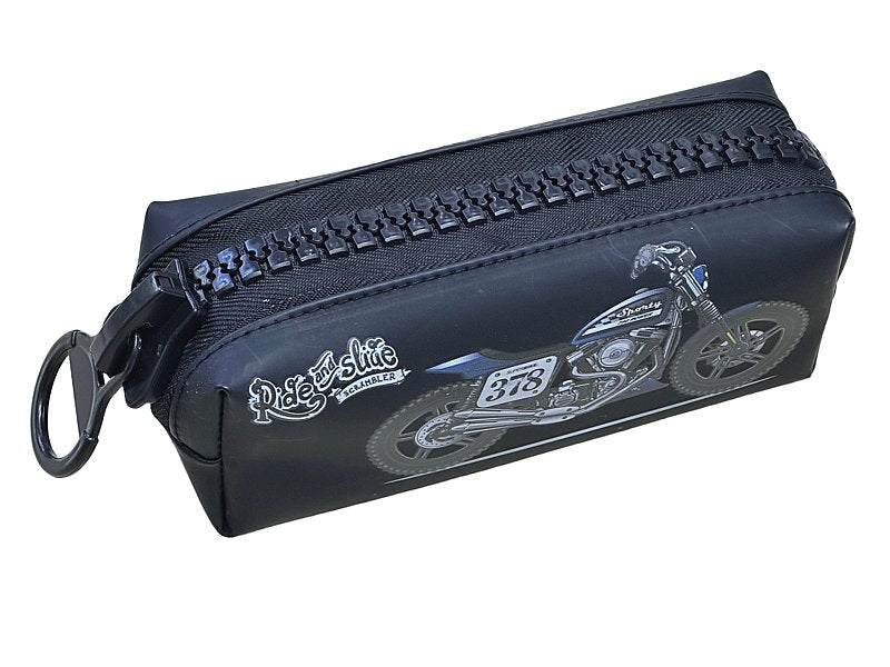 piórnik z motocyklem motorem 18,5 x 8 x 6,5cm