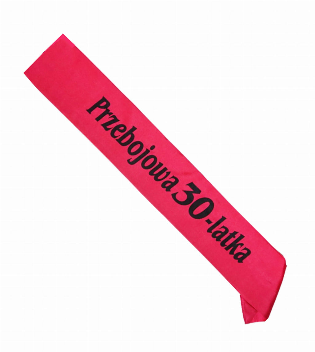 szarfa URODZINY ''30''