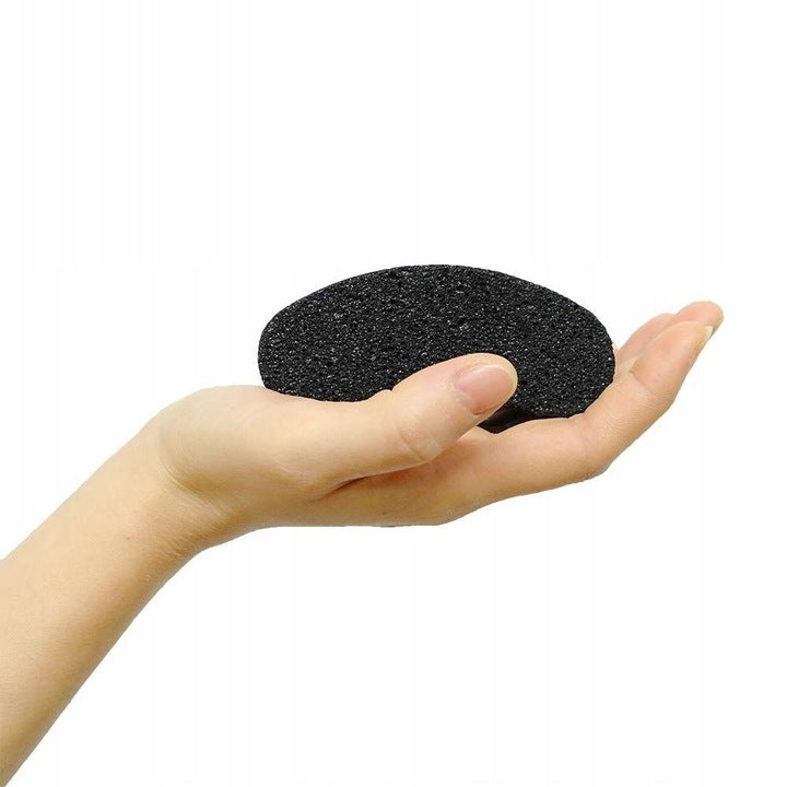 pumeks czarny owalny skała wulkaniczna 9 x 6 x 3 cm  YWG-110