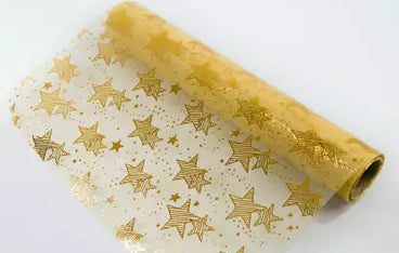 organza 36cm x 4,5m KREMOWA Orgboż-0004krem