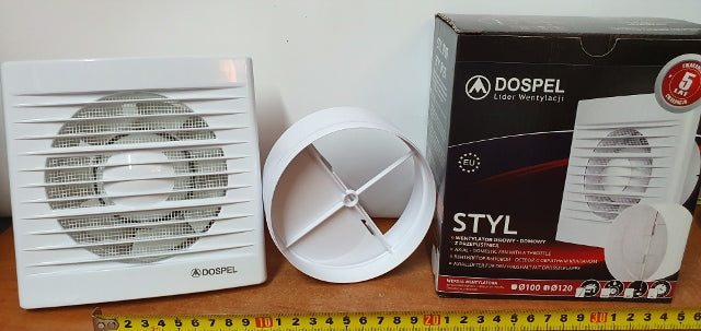 wentylator przepustnica styl 120SP
