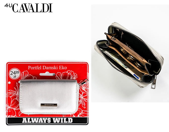 portfel damski PU ABT-03-BL-3417 SILVER