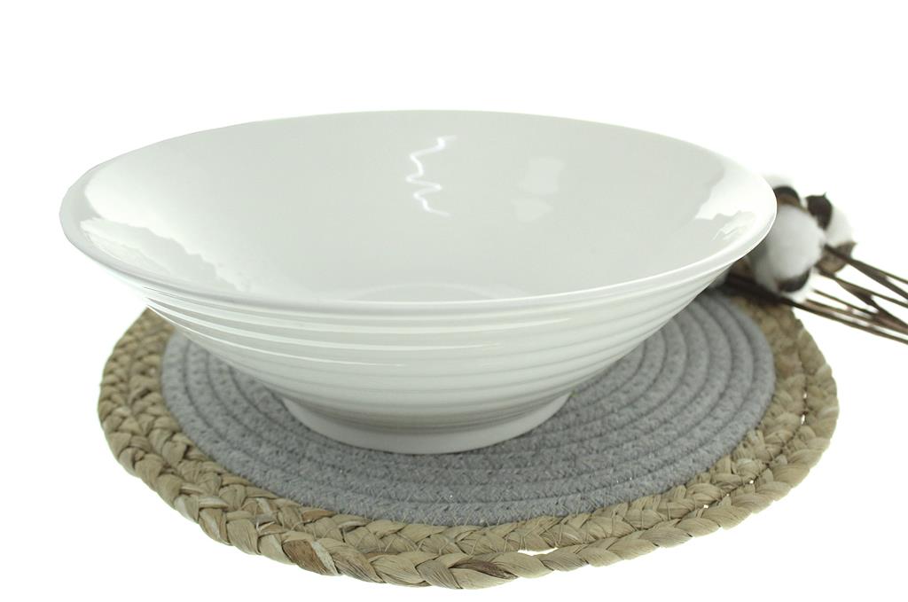 miska ceramiczna tłoczona paski 23,5x8 cm CN-20106