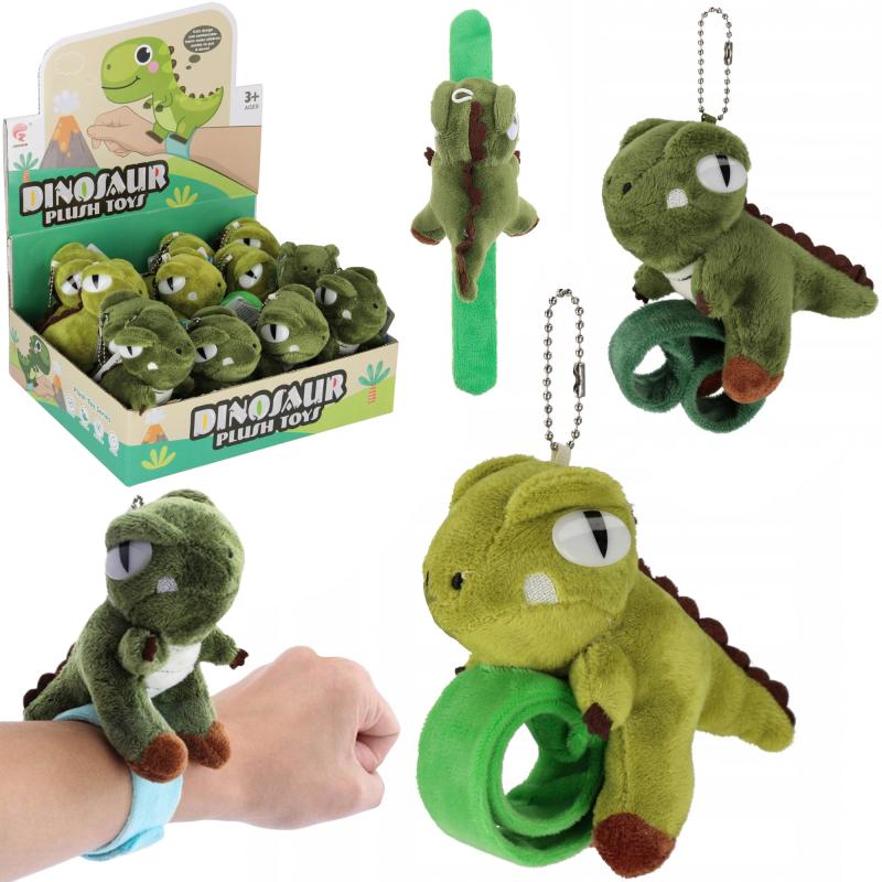 dinozaur pluszowy opaska bransoletka na rękę 13cm A- 0786