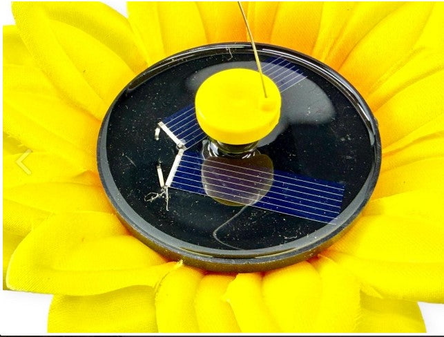 Koliber solarny na słoneczniku 40cm 6018